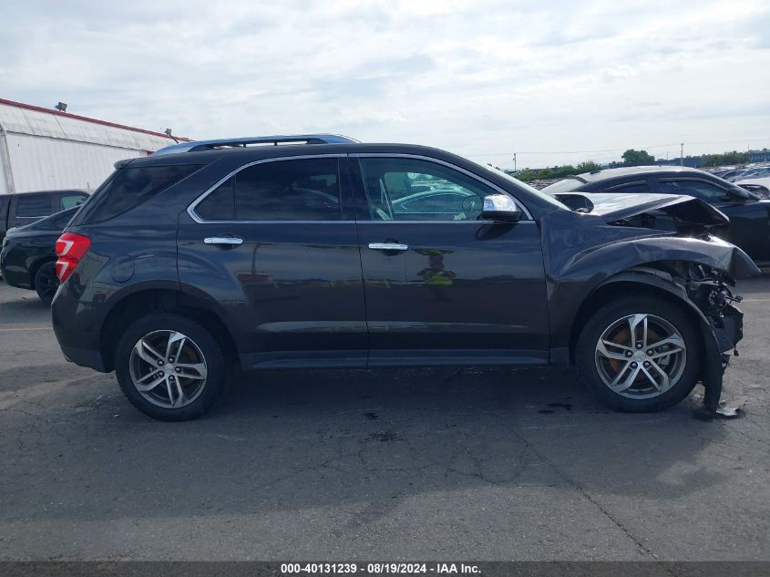 2016 Chevrolet Equinox Ltz VIN: 2GNFLGE35G6120169 Lot: 40131239