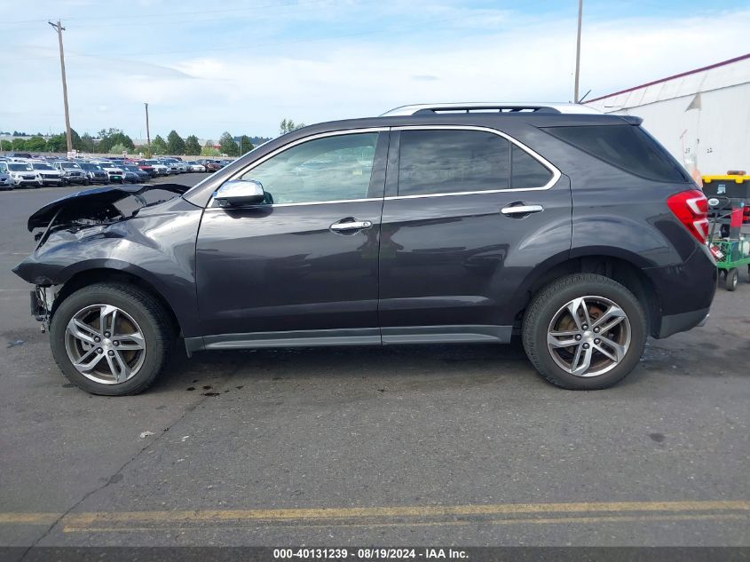 2016 Chevrolet Equinox Ltz VIN: 2GNFLGE35G6120169 Lot: 40131239