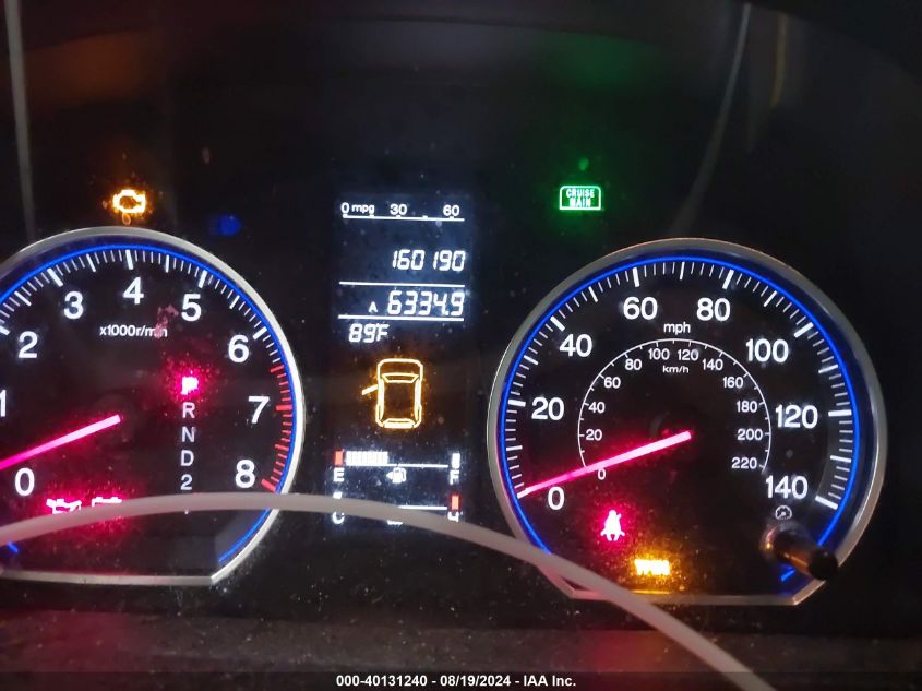 2009 Honda Cr-V Ex VIN: JHLRE48549C011064 Lot: 40131240