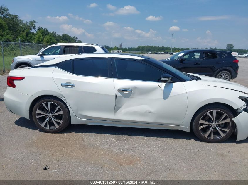 2018 Nissan Maxima 3.5 Sl VIN: 1N4AA6AP6JC395520 Lot: 40131250