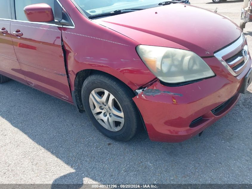 2006 Honda Odyssey Ex VIN: 5FNRL38476B079829 Lot: 40131296