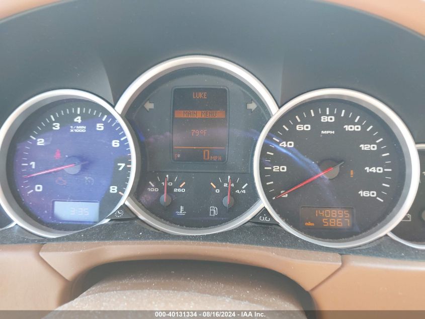 2005 Porsche Cayenne S VIN: WP1AB29P85LA63457 Lot: 40131334