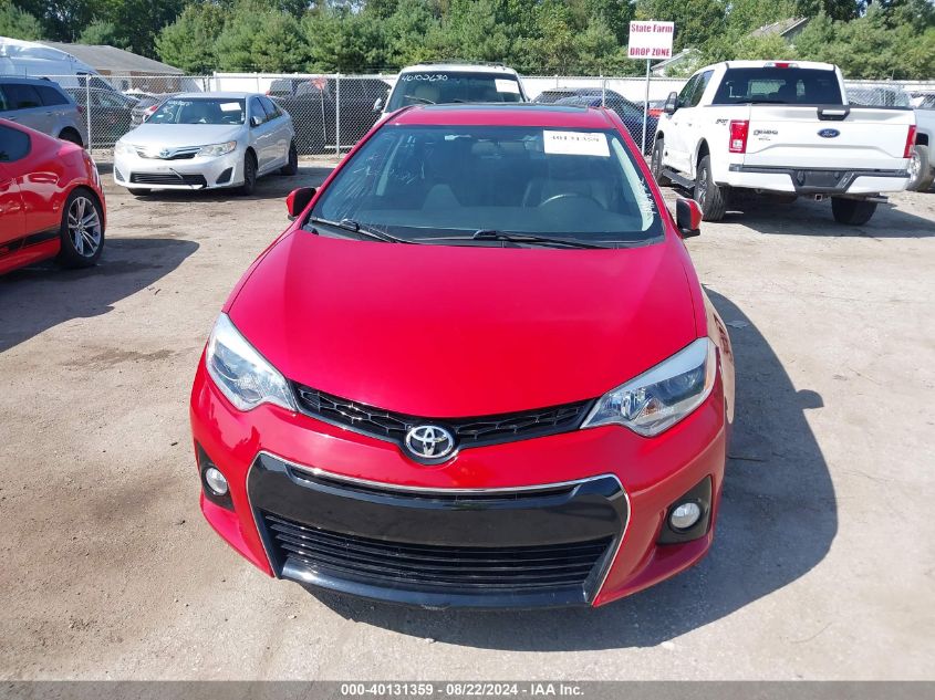 2015 Toyota Corolla S Plus VIN: 2T1BURHEXFC264388 Lot: 40131359