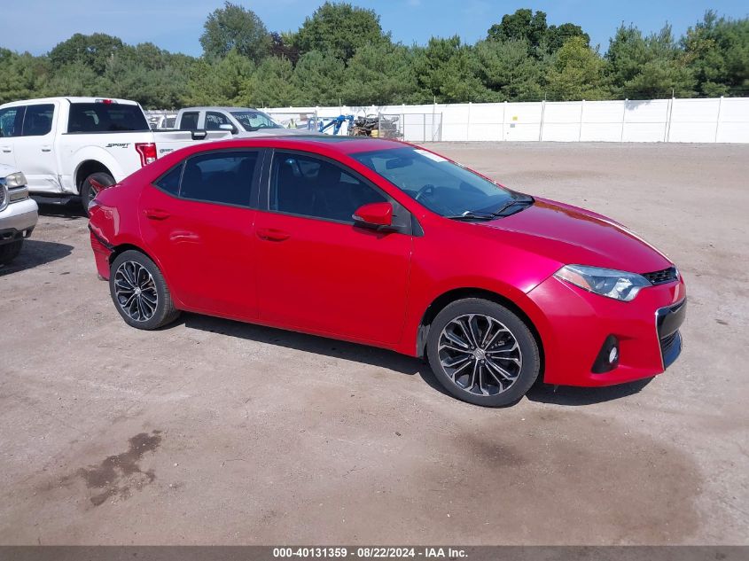 2015 TOYOTA COROLLA VIN: 2T1BURHEXFC264388