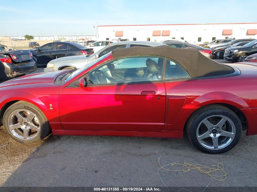 2003 Ford Mustang 10Th Anniversary Package/Cobra VIN: 1FAFP49Y23F424292 Lot: 40131385