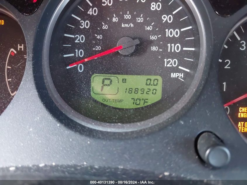 2006 Subaru Forester 2.5X VIN: JF1SG63636H759541 Lot: 40131390