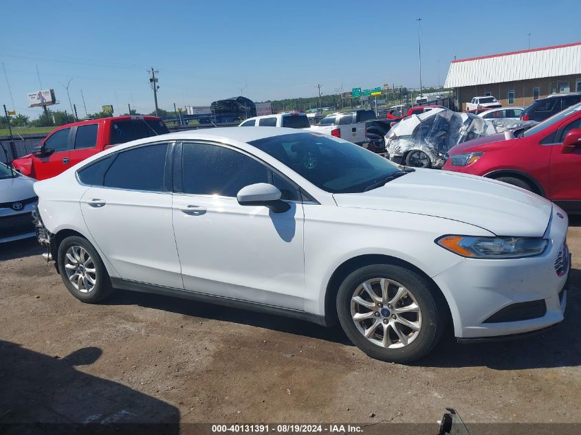 2016 Ford Fusion S VIN: 1FA6P0G74G5128091 Lot: 40131391