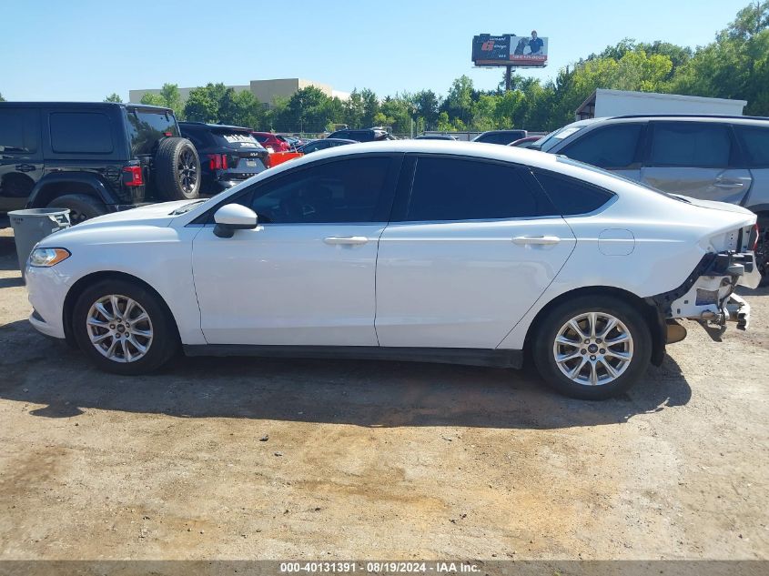 2016 FORD FUSION S - 1FA6P0G74G5128091