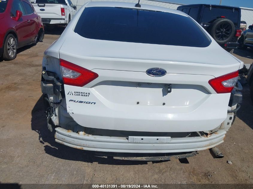 2016 Ford Fusion S VIN: 1FA6P0G74G5128091 Lot: 40131391