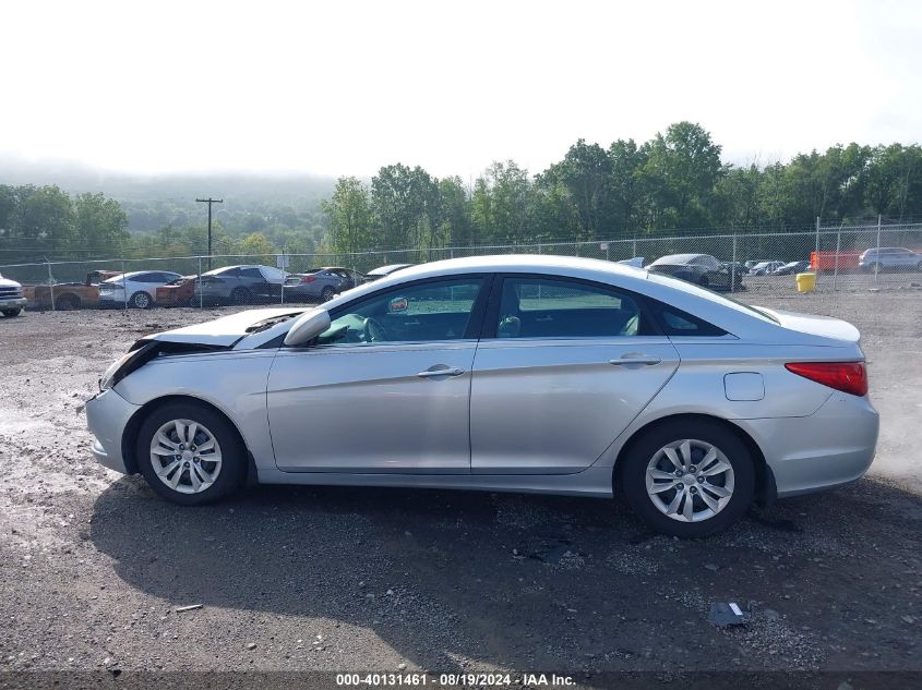 2012 Hyundai Sonata Gls VIN: 5NPEB4AC5CH340168 Lot: 40131461