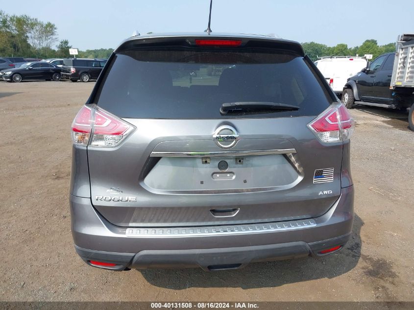 2016 Nissan Rogue S VIN: 5N1AT2MV9GC814293 Lot: 40131508