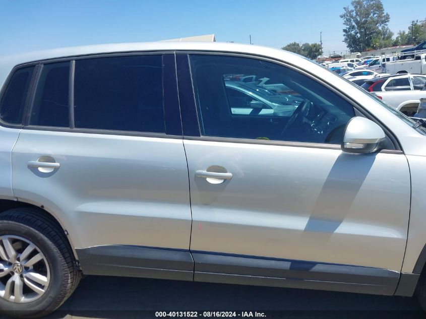 2014 VOLKSWAGEN TIGUAN S - WVGAV3AX7EW522529