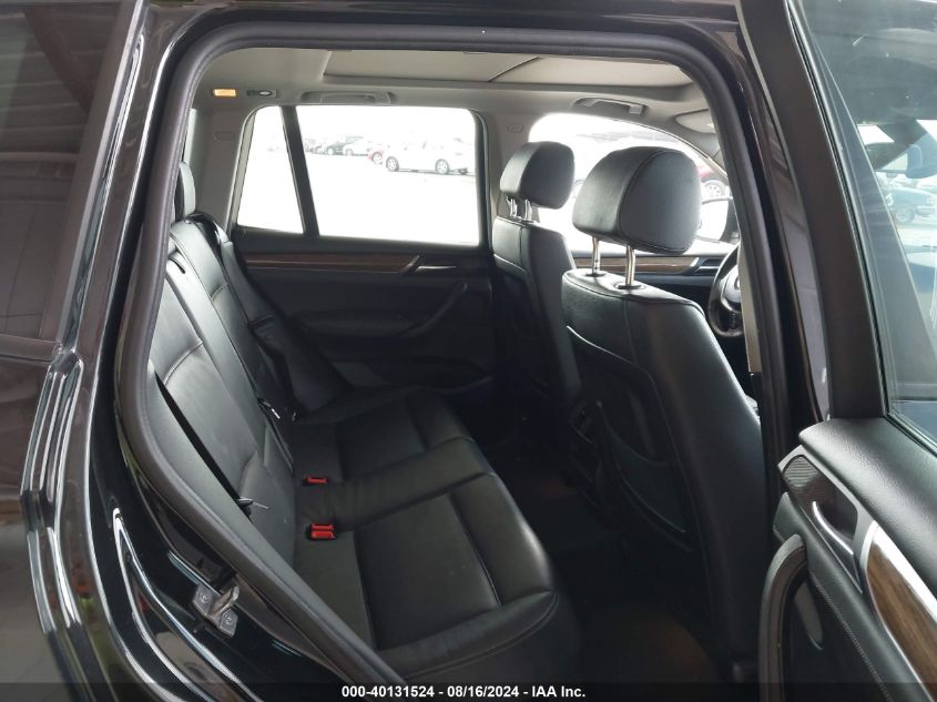 2015 BMW X3 xDrive35I VIN: 5UXWX7C54F0K31576 Lot: 40131524