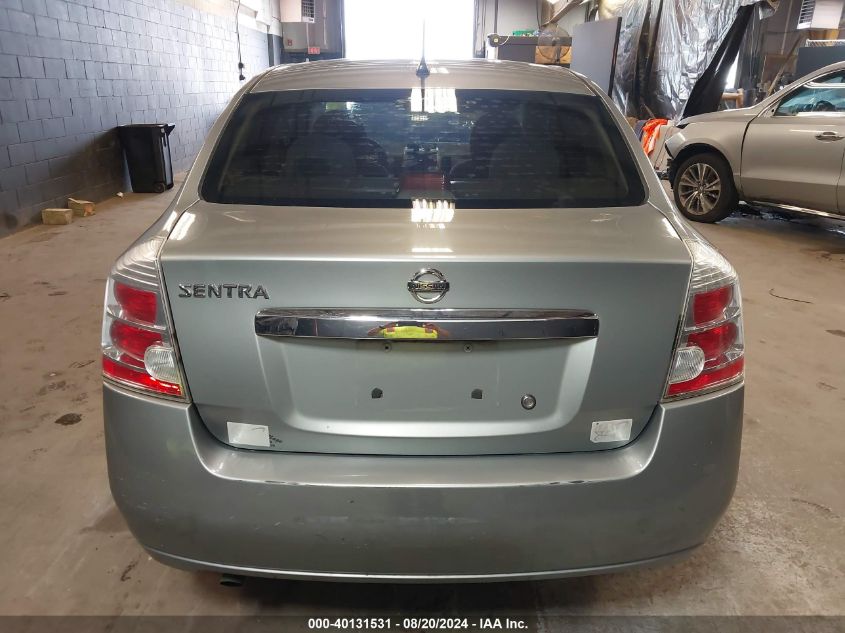 2010 Nissan Sentra 2.0S VIN: 3N1AB6AP7AL629968 Lot: 40131531