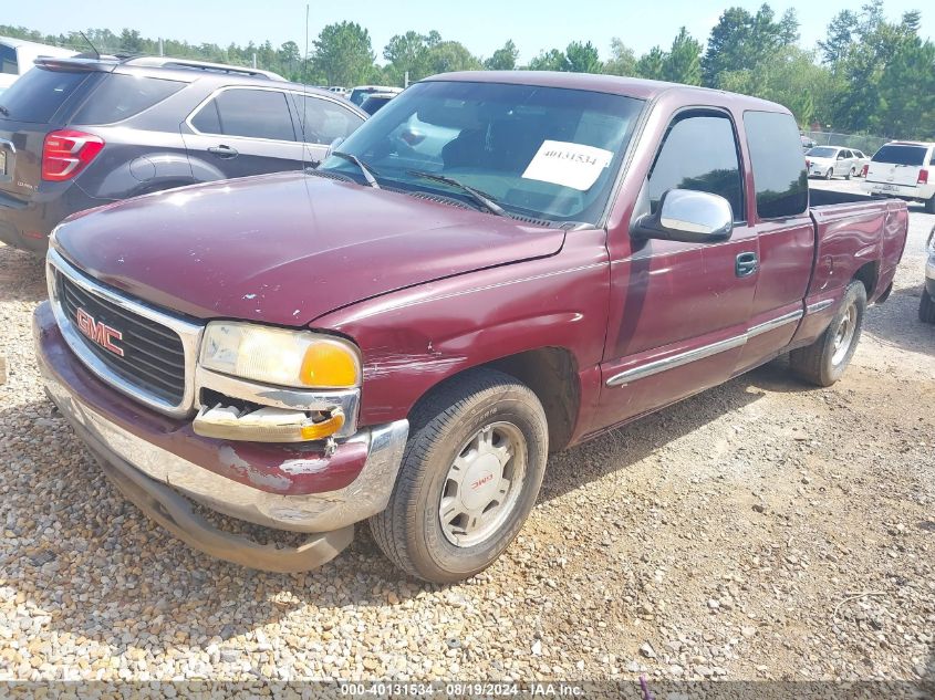 2000 GMC Sierra 1500 Sle VIN: 1GTEC19T2YZ130191 Lot: 40131534