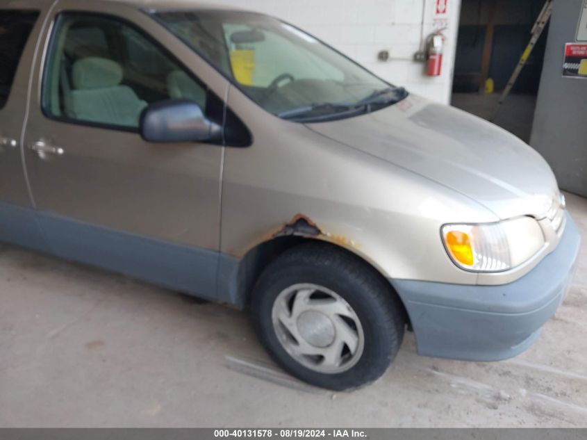 2001 Toyota Sienna VIN: 4P3ZF13C71U353043 Lot: 40131578