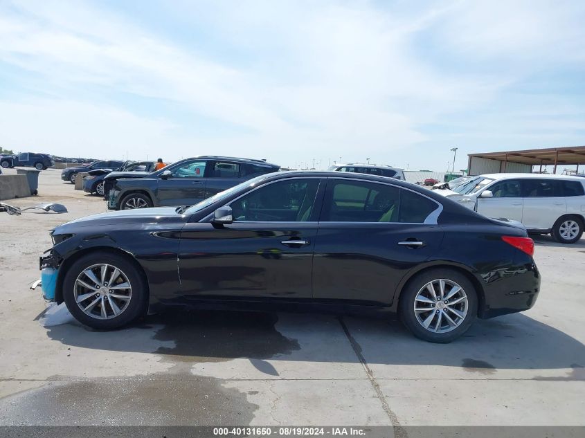 2015 Infiniti Q50 Premium VIN: JN1BV7AR4FM399192 Lot: 40131650