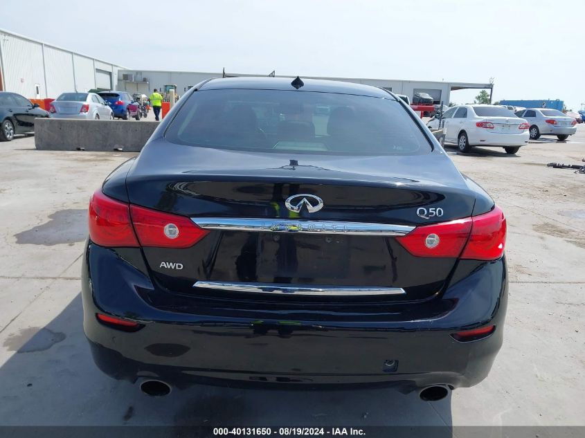 2015 Infiniti Q50 Premium VIN: JN1BV7AR4FM399192 Lot: 40131650