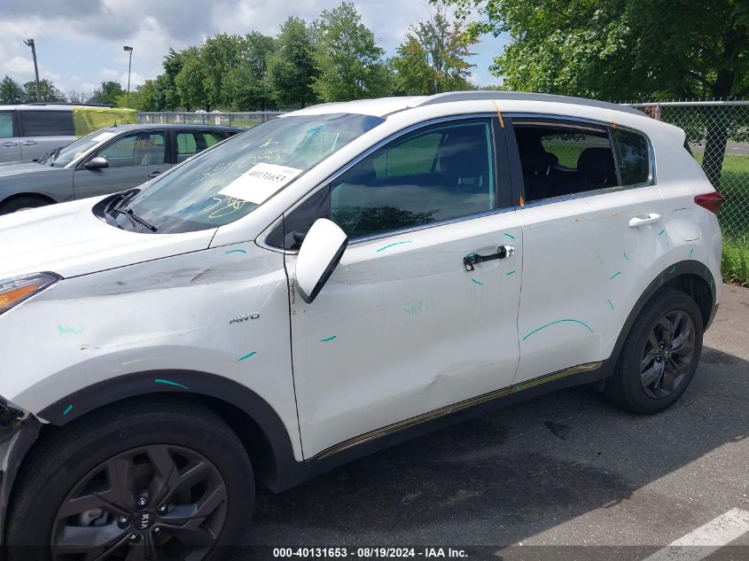 2021 Kia Sportage S VIN: KNDP6CAC7M7921250 Lot: 40131653