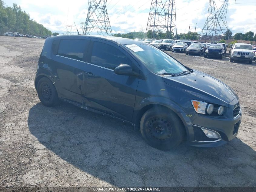 2013 Chevrolet Sonic Rs Manual VIN: 1G1JH6SB5D4160672 Lot: 40131678