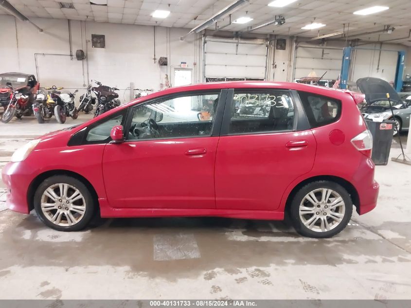 2010 Honda Fit Sport VIN: JHMGE8H48AC029394 Lot: 40131733