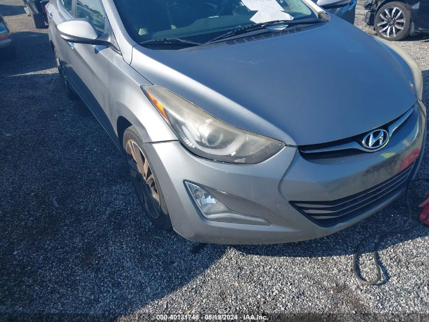 2014 Hyundai Elantra Limited VIN: KMHDH4AE9EU076808 Lot: 40131748