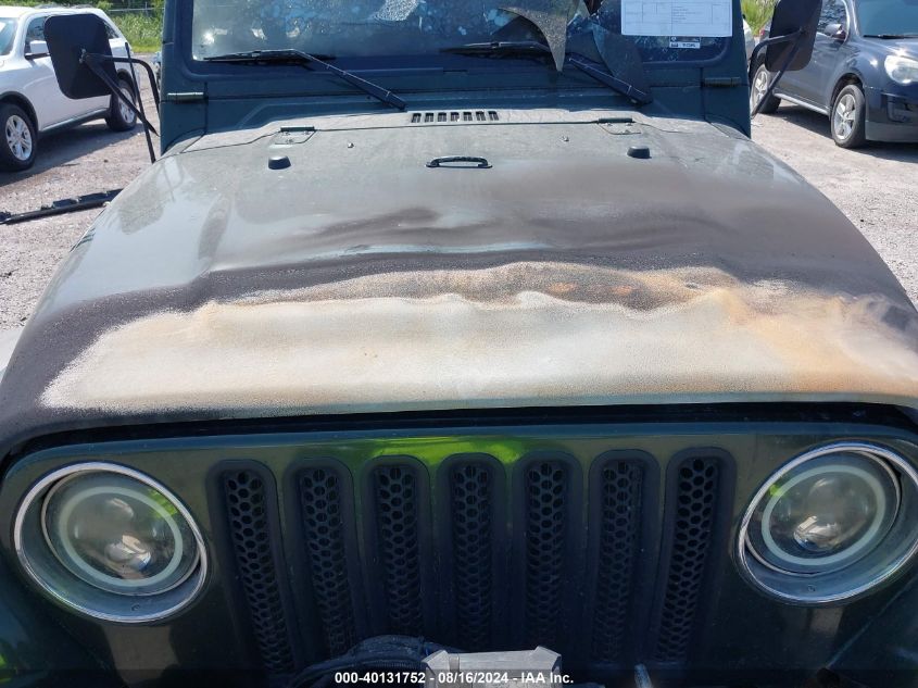 1998 Jeep Wrangler Se VIN: 1J4FY29P7WP793385 Lot: 40131752