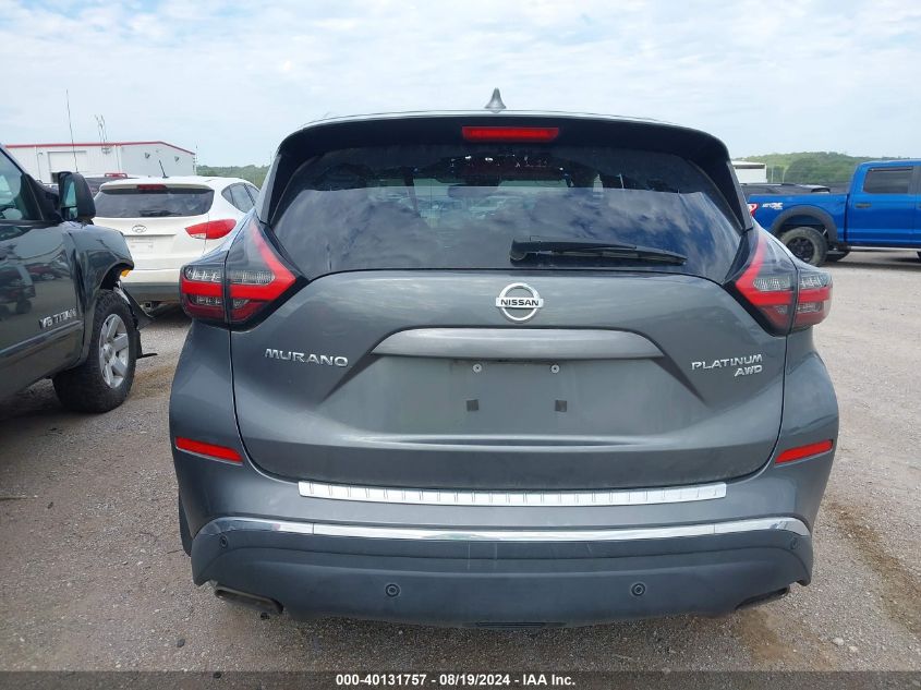 2019 Nissan Murano Platinum VIN: 5N1AZ2MSXKN106930 Lot: 40131757