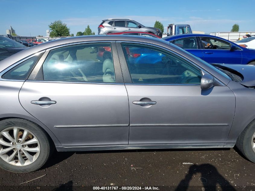 2008 Hyundai Azera Se/Limited VIN: KMHFC46F88A273807 Lot: 40131767