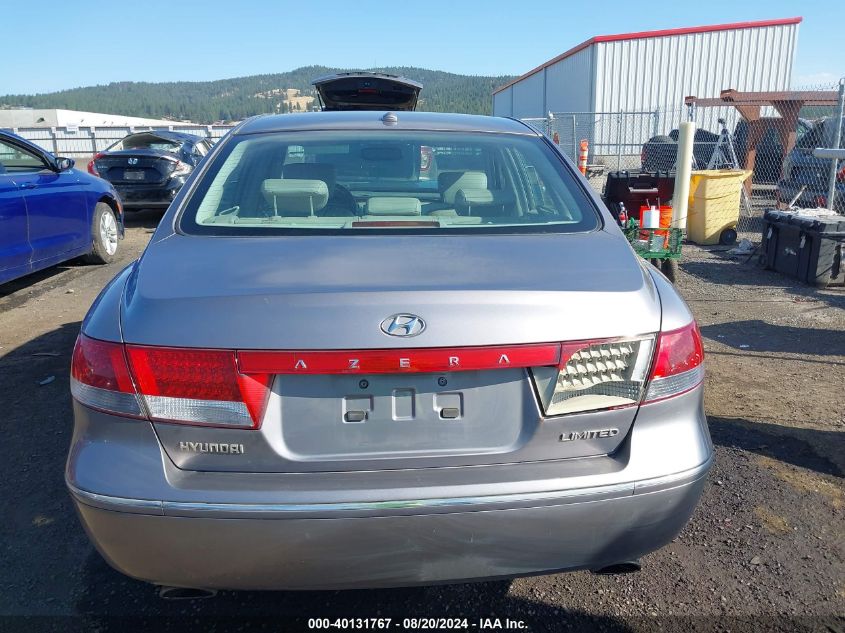 2008 Hyundai Azera Se/Limited VIN: KMHFC46F88A273807 Lot: 40131767