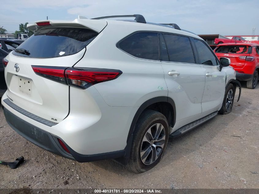 2021 Toyota Highlander Xle VIN: 5TDGZRAH5MS533476 Lot: 40131781