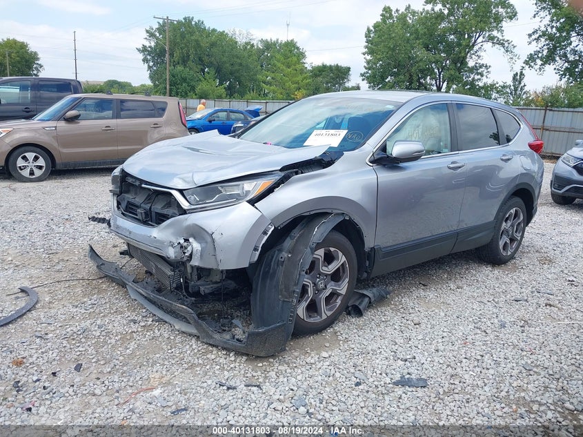 VIN 7FARW2H55JE082199 2018 HONDA CR-V EX