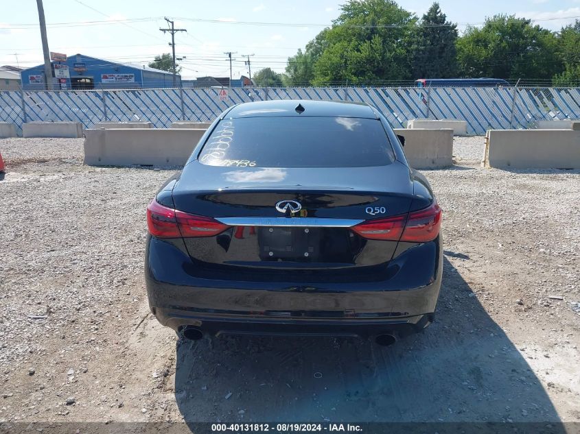 2020 Infiniti Q50 Luxe VIN: JN1EV7AP7LM202779 Lot: 40131812