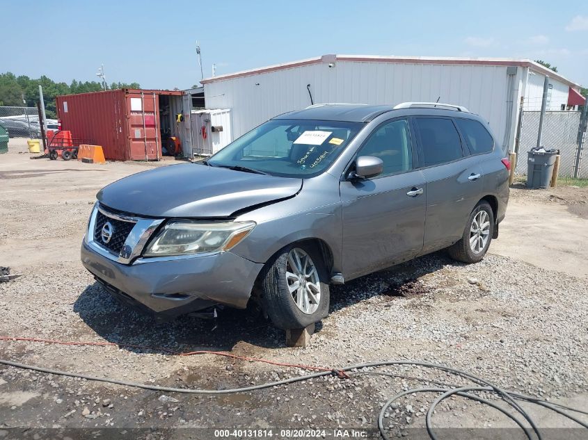 2015 Nissan Pathfinder Sv VIN: 5N1AR2MN3FC615284 Lot: 40131814