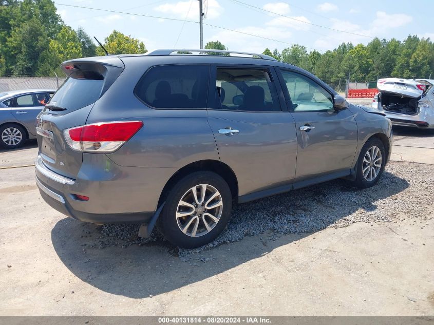 2015 Nissan Pathfinder Sv VIN: 5N1AR2MN3FC615284 Lot: 40131814