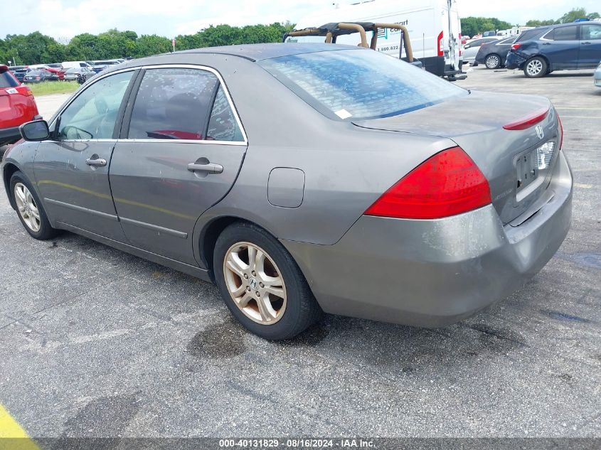 2006 Honda Accord 2.4 Ex VIN: 1HGCM56706A145983 Lot: 40131829