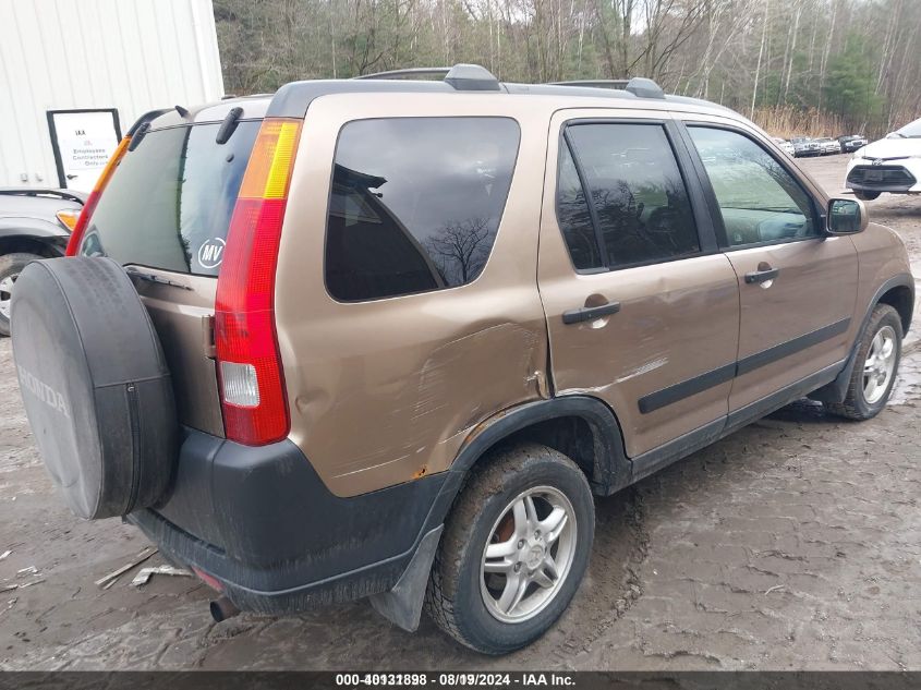2004 Honda Cr-V Ex VIN: SHSRD78844U229294 Lot: 40131898