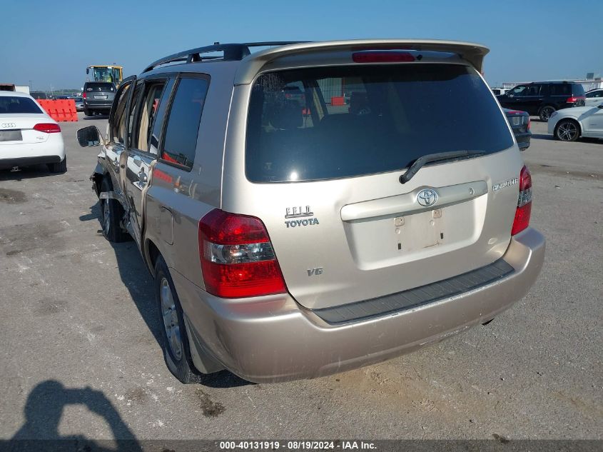 JTEDP21A440011309 2004 Toyota Highlander V6