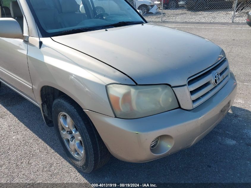 JTEDP21A440011309 2004 Toyota Highlander V6