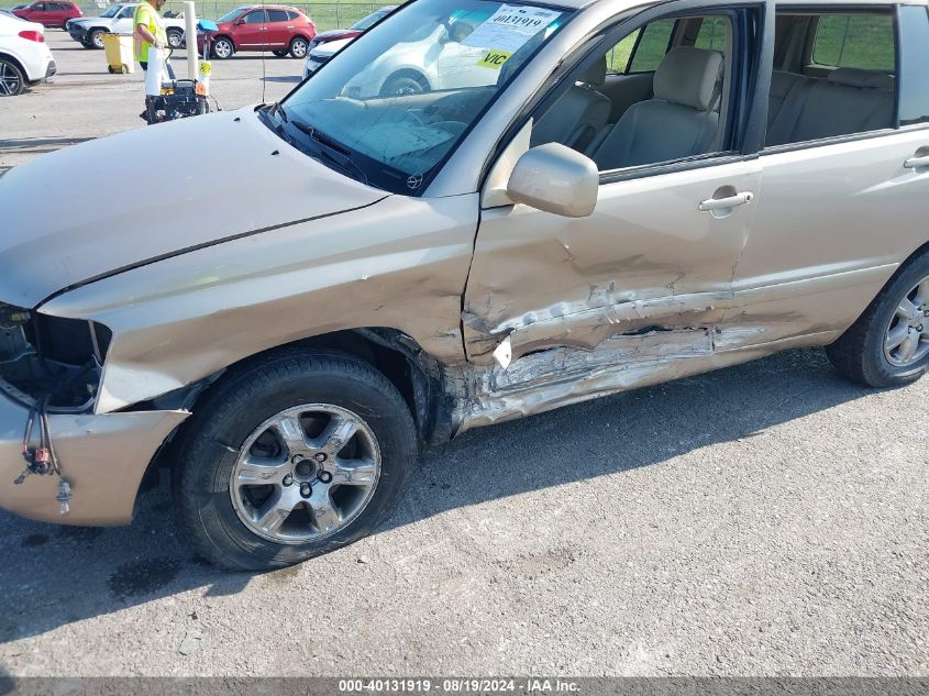 2004 Toyota Highlander V6 VIN: JTEDP21A440011309 Lot: 40131919