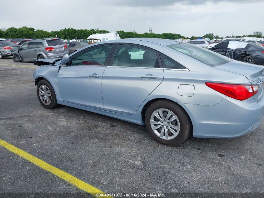 2012 Hyundai Sonata Gls VIN: 5NPEB4AC7CH381224 Lot: 40131972