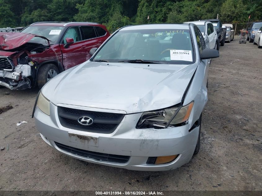 2006 Hyundai Sonata Gls V6/Lx V6 VIN: 5NPEU46F86H002491 Lot: 40131994