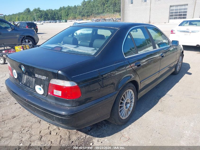 2001 BMW 525I VIN: WBADT33401GF40918 Lot: 40131998