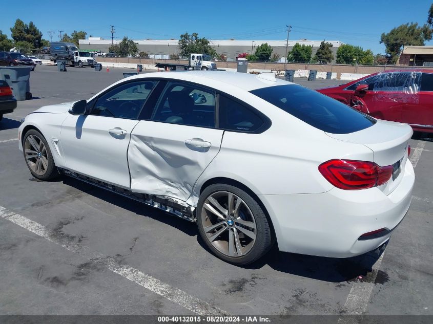 2018 BMW 430I Gran Coupe VIN: WBA4J1C56JBM10610 Lot: 40132015