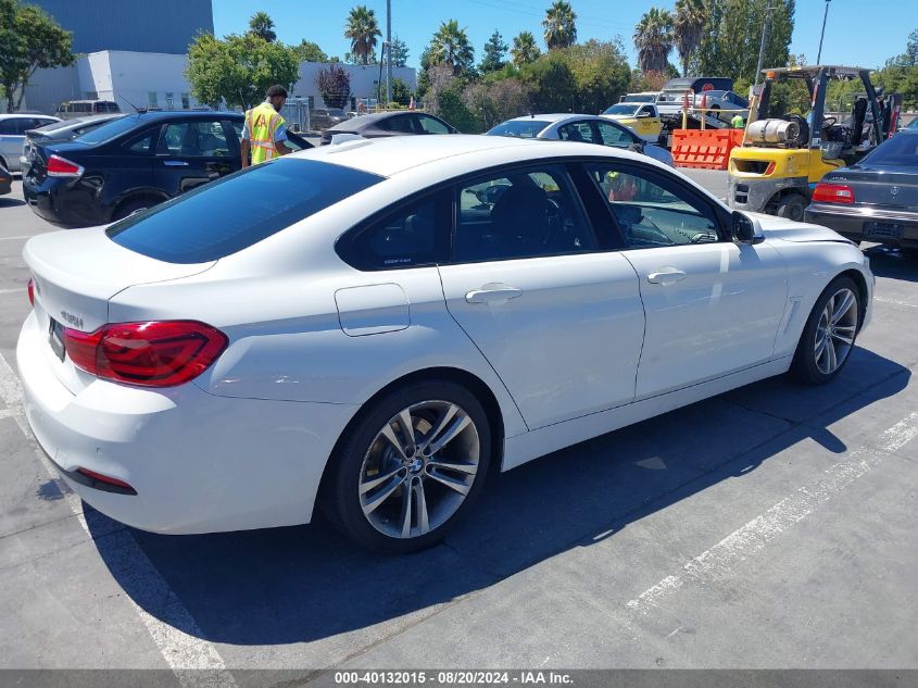 2018 BMW 430I Gran Coupe VIN: WBA4J1C56JBM10610 Lot: 40132015