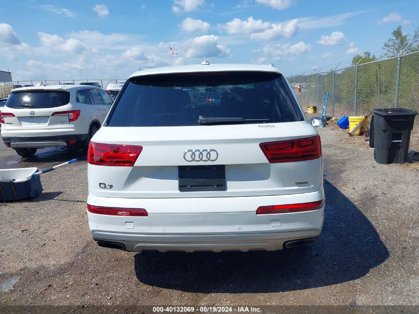 2018 Audi Q7 2.0T Premium VIN: WA1LHAF73JD047477 Lot: 40132069