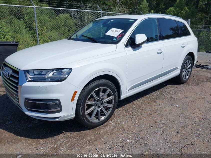 2018 Audi Q7 2.0T Premium VIN: WA1LHAF73JD047477 Lot: 40132069