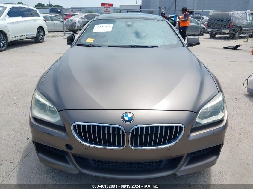 2013 BMW 640I Gran Coupe VIN: WBA6A0C58DDZ03720 Lot: 40132093