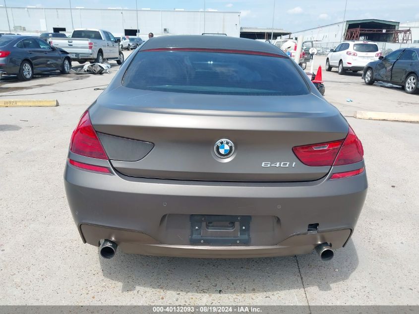 2013 BMW 640I Gran Coupe VIN: WBA6A0C58DDZ03720 Lot: 40132093