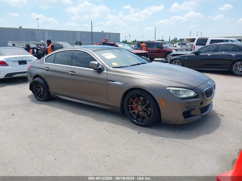 2013 BMW 640I Gran Coupe VIN: WBA6A0C58DDZ03720 Lot: 40132093